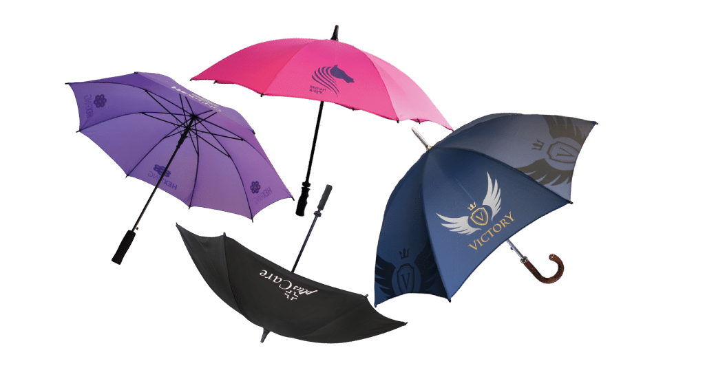 Walking umbrellas