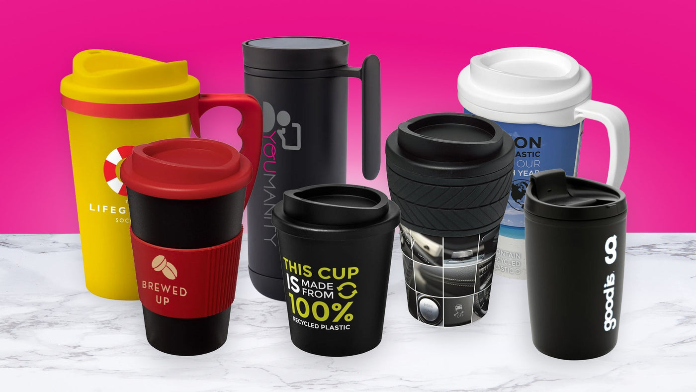 Branded Plastic Travel Mugs