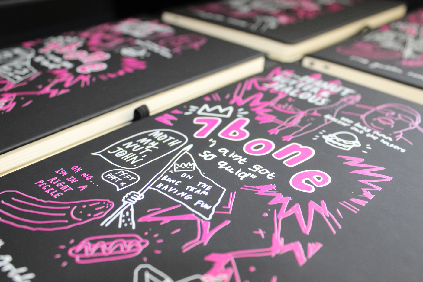 Branded hard cover notebooks