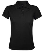 SOL'S Ladies Prime Poly/Cotton Piqué Polo Shirt Black