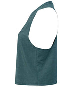 Branded Bella Ladies Racer Back Cropped Tank Top