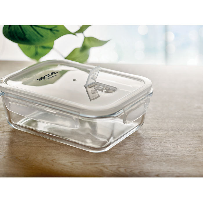 Branded Glass lunchbox & PP lid 900ml