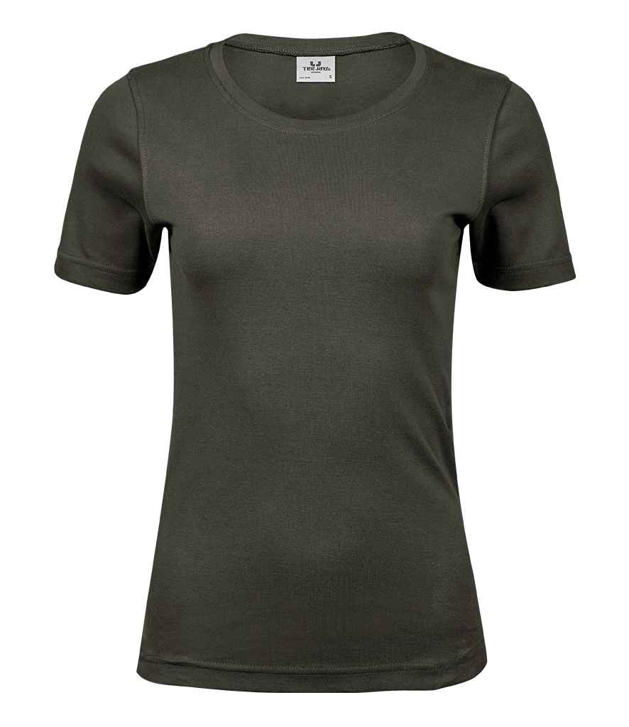 Tee Jays Ladies Interlock T-Shirt Deep Green