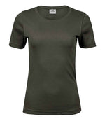 Tee Jays Ladies Interlock T-Shirt Deep Green