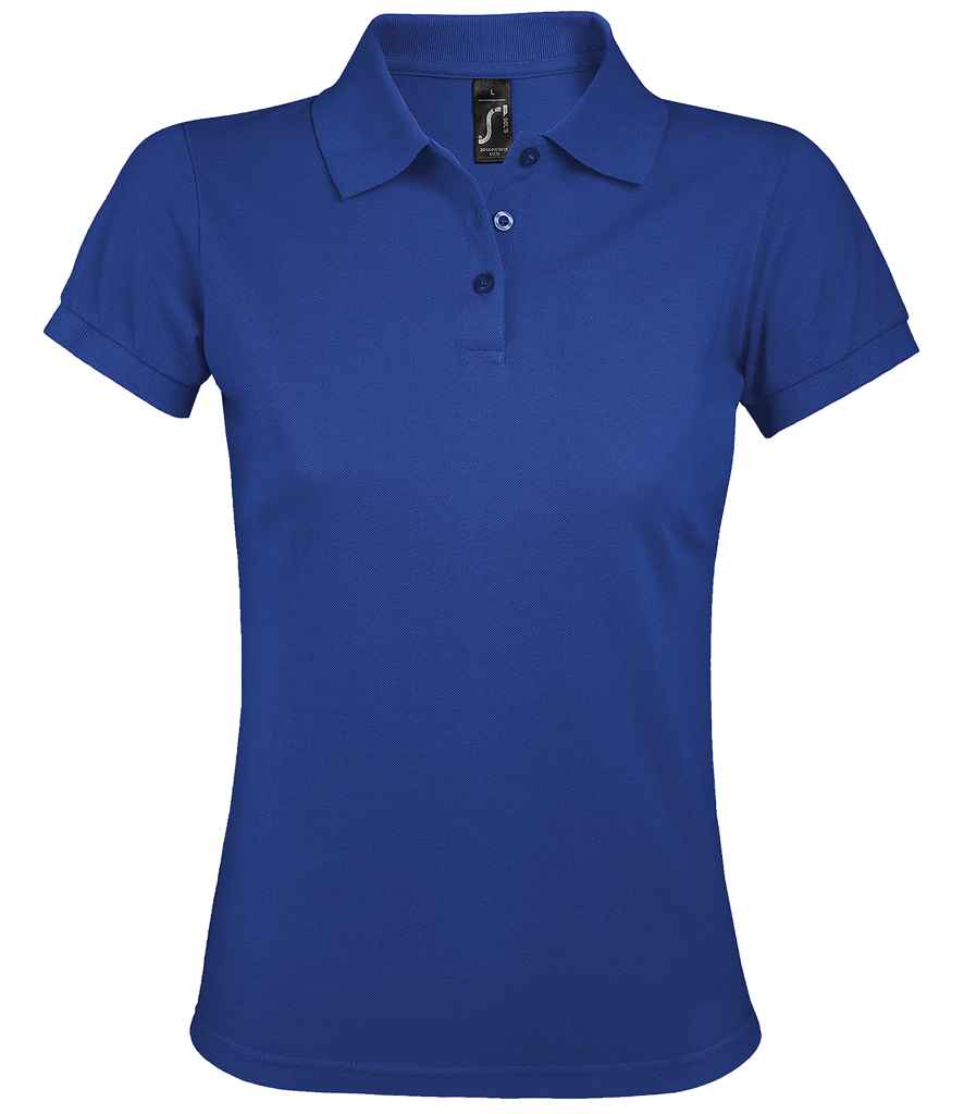 SOL'S Ladies Prime Poly/Cotton Piqué Polo Shirt Royal Blue