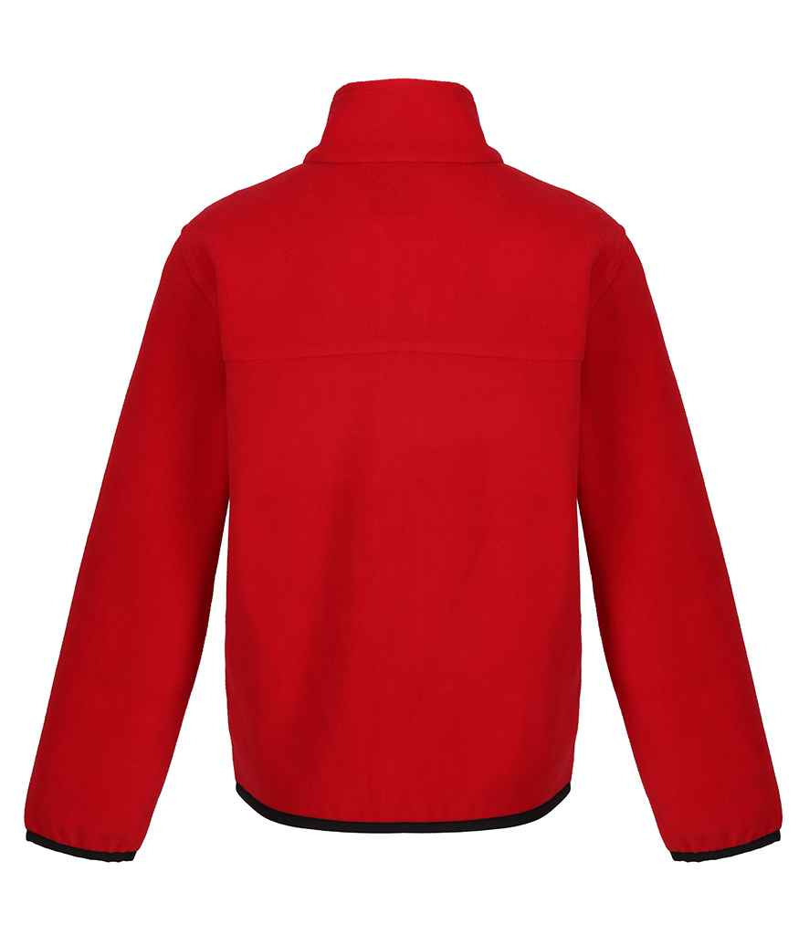 Regatta Kids Full Zip Micro Fleece Jacket Classic Red/Black