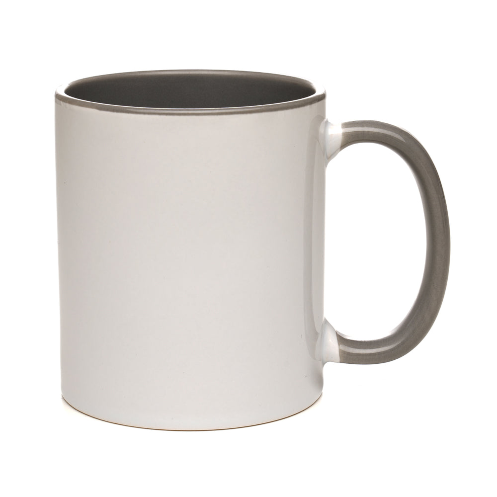 CAMBRIDGE 11oz Two-Tone Ceramic Mug Grey