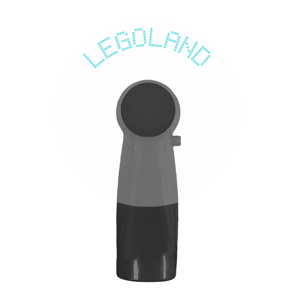 Branded Hand Held LED Fan