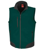Result Soft Shell Bodywarmer Bottle Green/Black