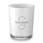 Branded Scented candle in glass