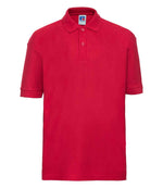 Russell Schoolgear Kids Poly/Cotton Piqué Polo Shirt Classic Red