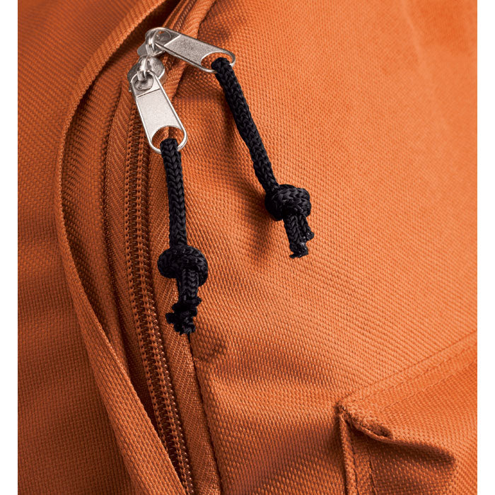 Branded 600D polyester backpack