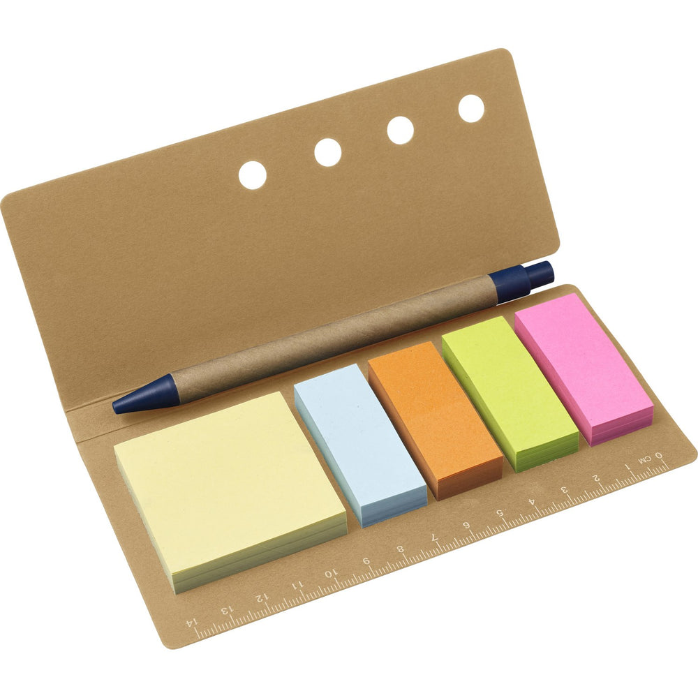 Branded Cleton Cardboard holder with ruler