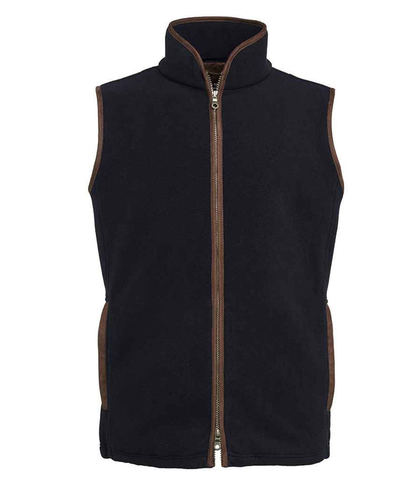 Brook Taverner Unisex Cincinatti Fleece Gilet Gunmetal