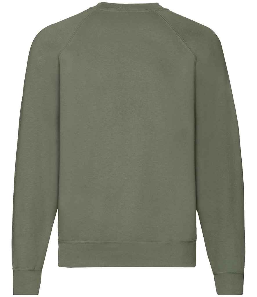 Fruit of the Loom Classic Raglan Sweatshirt Classic Olive