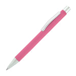 TRAVIS SOFT FEEL ball pen with chrome trim
