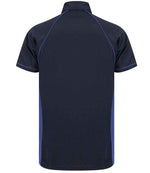 Finden + Hales Kids Performance Piped Polo Shirt Navy/Royal Blue/Royal Blue