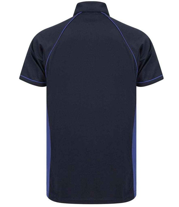 Finden + Hales Kids Performance Piped Polo Shirt Navy/Royal Blue/Royal Blue