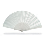 Branded Manual hand fan with plastic handle