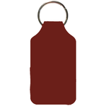 Recycled Imitation Leather Key Fob - Square Shape