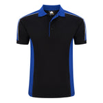 Orn Avocet Two Tone Poloshirt Black/Royal