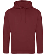 AWDis College Hoodie Red Hot Chilli
