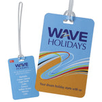 Plastic Luggage Tag/ID Card Printed Full Colour on Both Sides