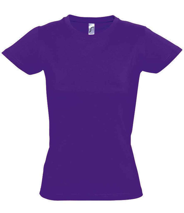 SOL'S Ladies Imperial Heavy T-Shirt Dark Purple