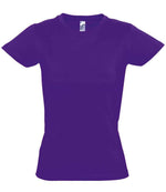 SOL'S Ladies Imperial Heavy T-Shirt Dark Purple