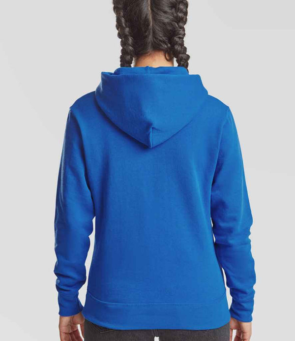 Fruit of the Loom Classic Lady Fit Hooded Sweatshirt Royal Blue