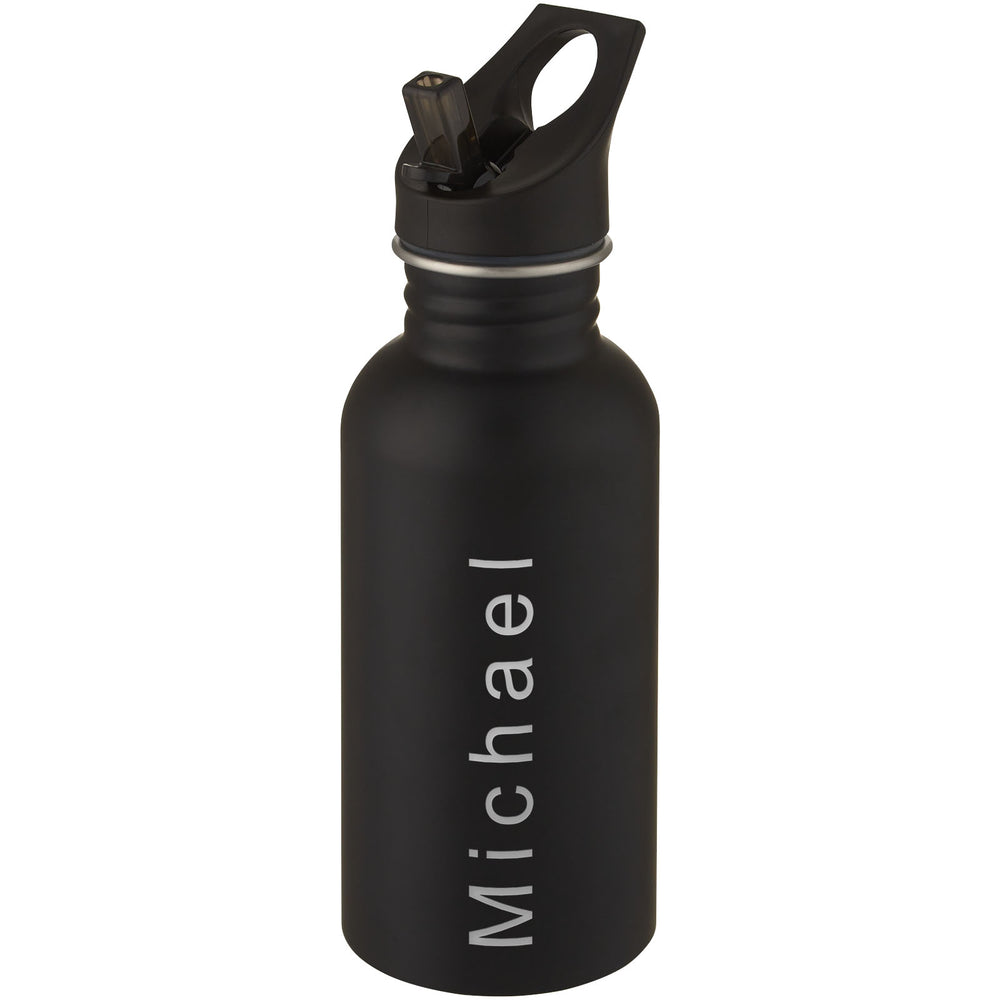 Branded Lexi 500 ml stainless steel sport bottle