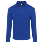 Orn Weaver Premium L/S Poloshirt Royal