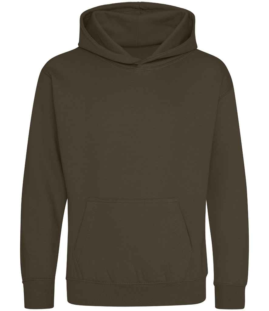 AWDis Kids Hoodie Olive Green