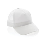 Branded Impact AWARE™ Brushed rcotton 5 panel trucker cap 190gr