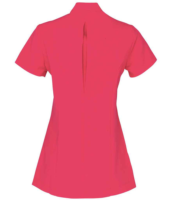 Premier Ladies Blossom Short Sleeve Tunic Hot Pink