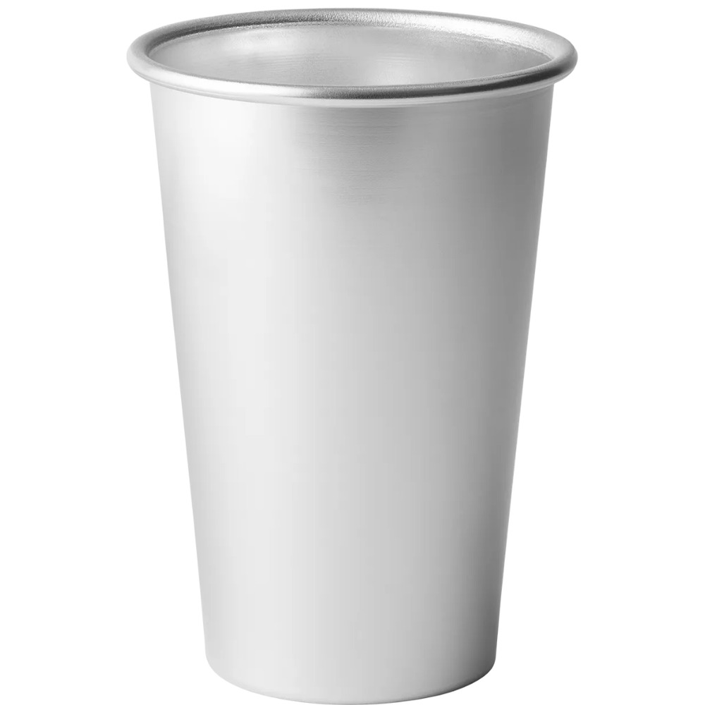 Chili Kop Silver Aluminium Cup