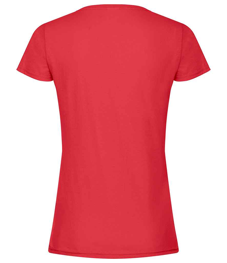 Fruit of the Loom Lady Fit Original T-Shirt Red
