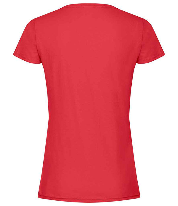 Fruit of the Loom Lady Fit Original T-Shirt Red