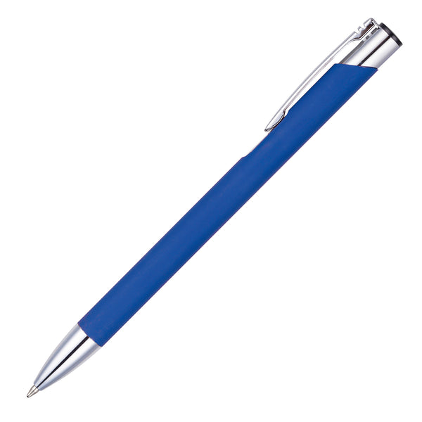 MOLE-MATE ball pen with chrome trim Royal Blue