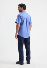 Mens Pinpoint Oxford Half Sleeve Shirt