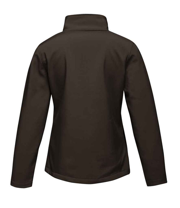 Regatta Ladies Ablaze Printable Soft Shell Jacket Black/Classic Red