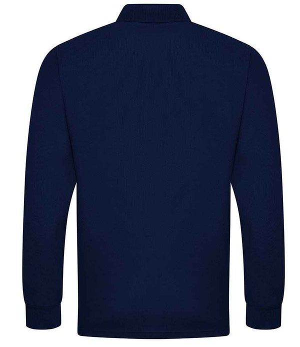 Pro RTX Pro Long Sleeve Piqué Polo Shirt Navy