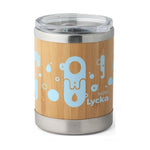 LYCKA. Bamboo and stainless steel cup 350 mL