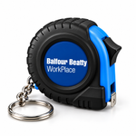 Branded Mini Tape Measure Keyring - 1m