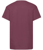 Fruit of the Loom Kids Original T-Shirt Burgundy