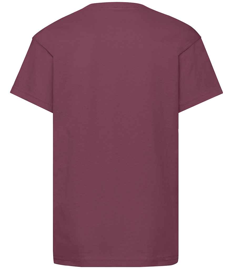 Fruit of the Loom Kids Original T-Shirt Burgundy