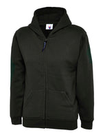 Uneek Childrens Classic Full Zip Hooded Sweatshirt