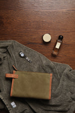 VINGA Bosler GRS recycled canvas toiletry bag