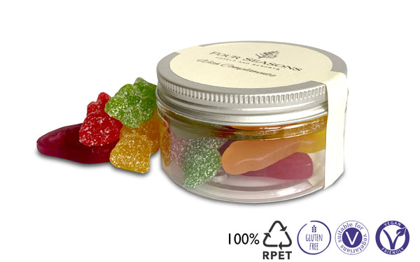 100ml Clear Pot with Mint Imperials