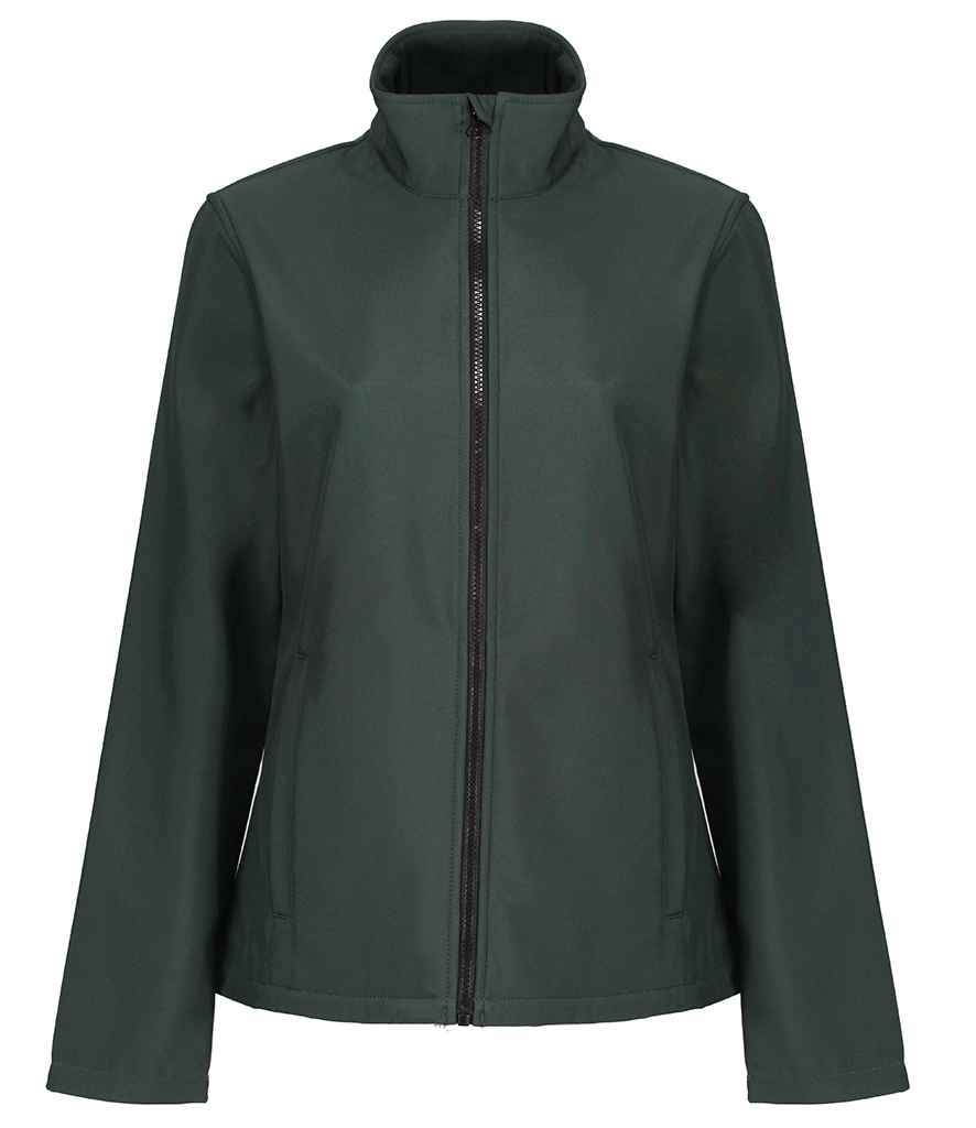 Regatta Ladies Ablaze Printable Soft Shell Jacket Dark Spruce/Black